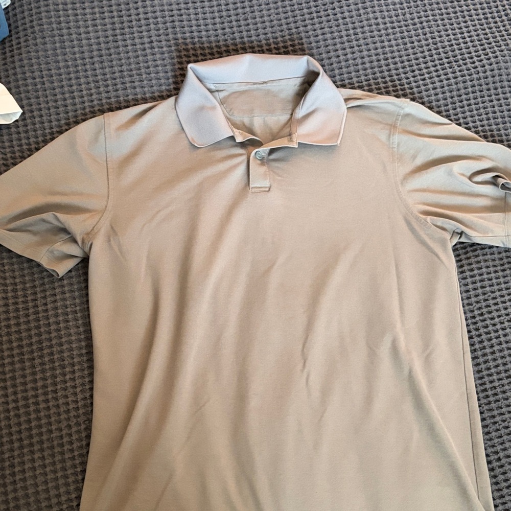 lululemon athletica Light Tan Polo Shirt